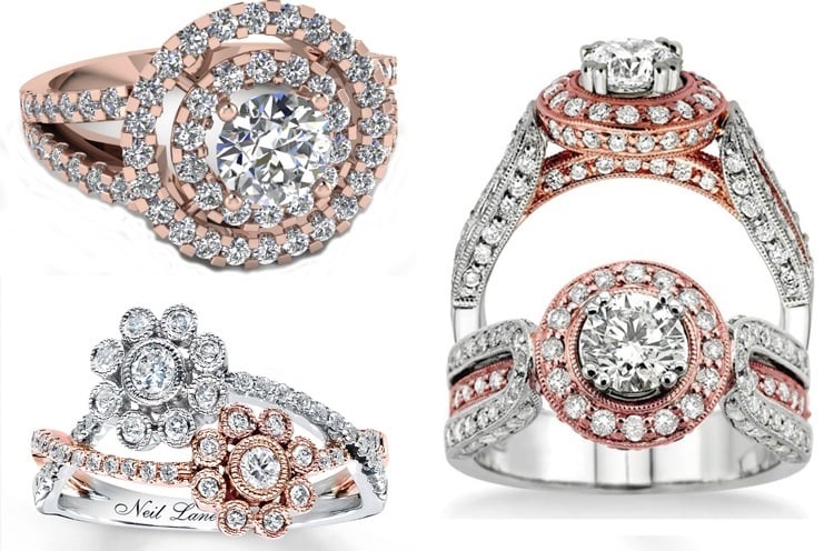 rose gold wedding band