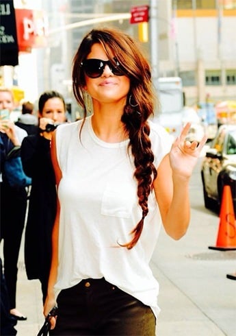 Selena Gomez long hair