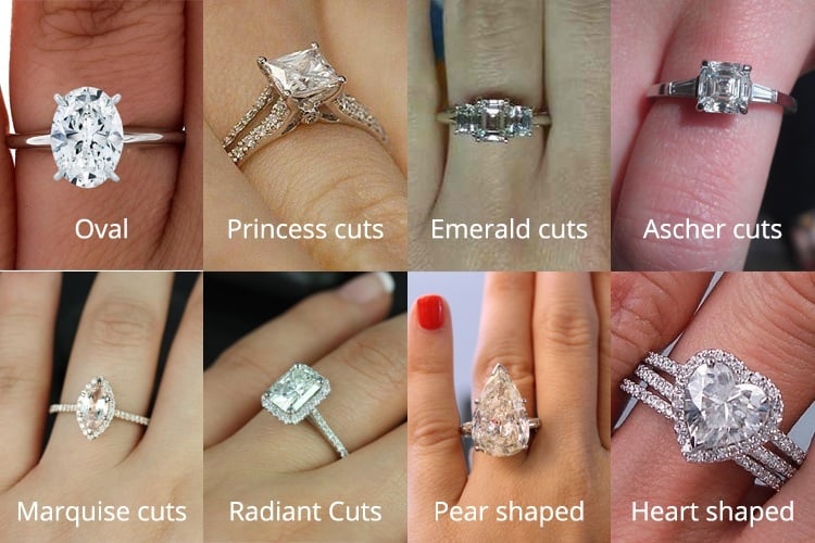 Shapes of Diamond Engagement Rings