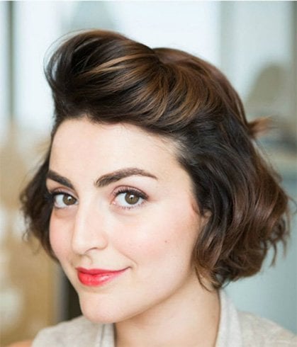 short hairstyles for bridesmaid