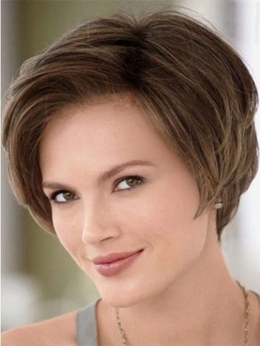 Short hairstyles for oval faces