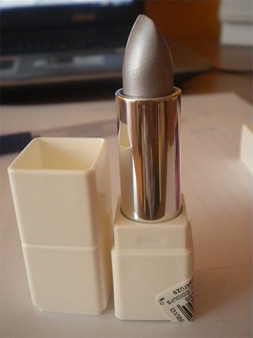Silver color lipstick