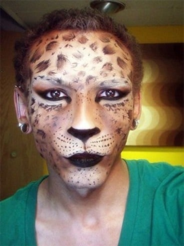 Tiger halloween makeup