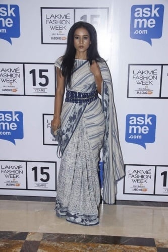 Tillotama Shome in Urvashi Kaur Saree