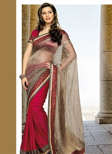 Tissue sarees