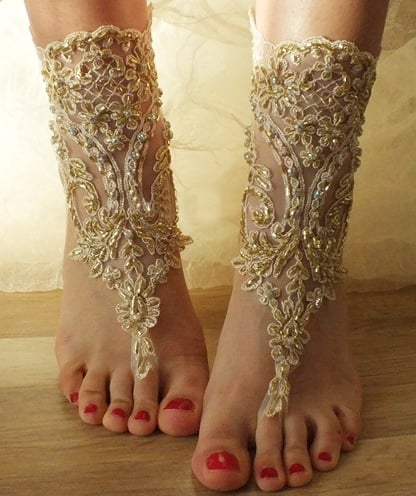 wedding ankle bracelets