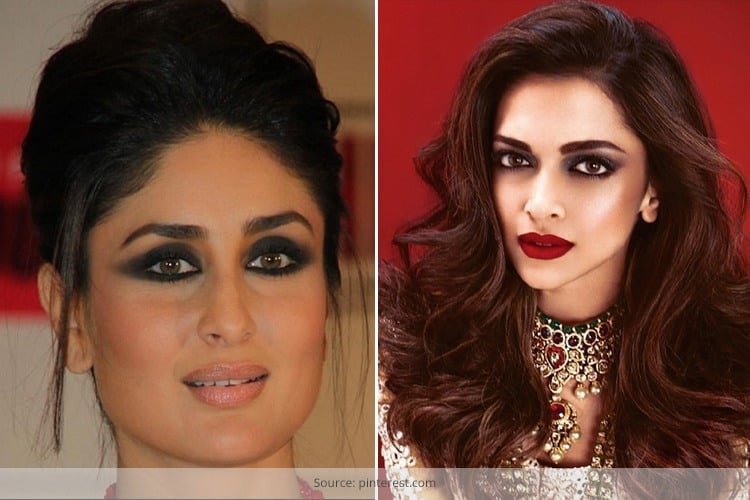 Bollywood Actresses Smokey Eye Makeup Looks