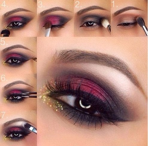 smokey eye makeup for brown eyes