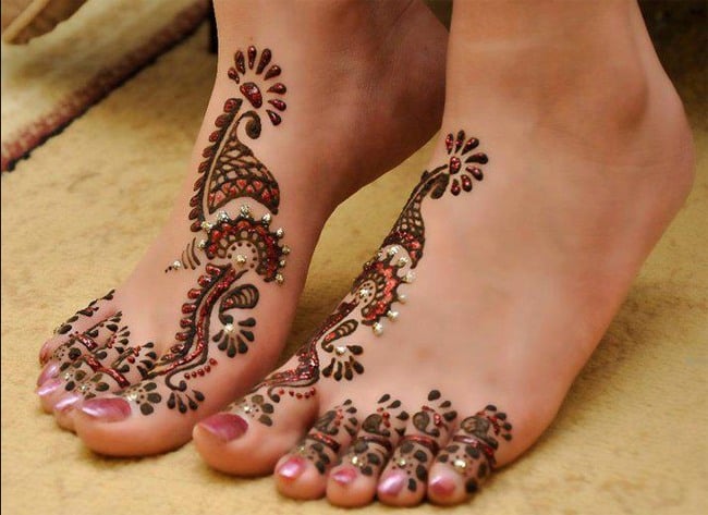 Karva chauth Feet Mehndi