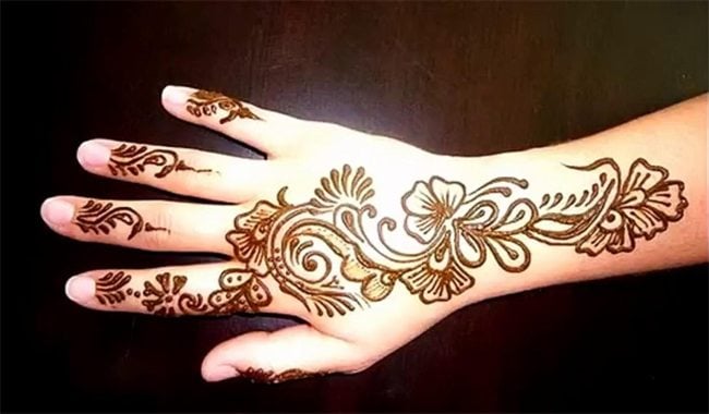 Simple Henna Designs karva chauth