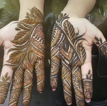 Simple mehndi Designs karva chauth