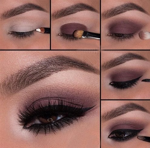 Smokey eyes for brown eyes