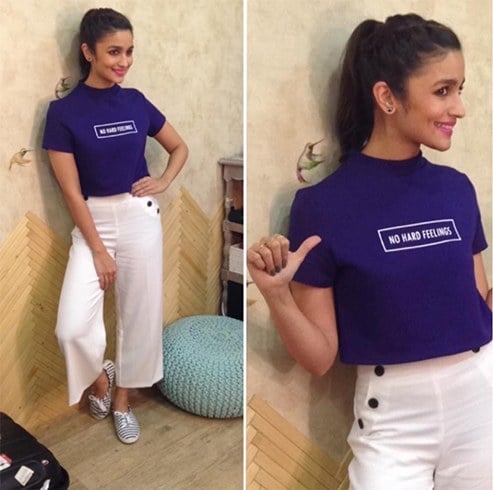 Alia Bhatt in crop top