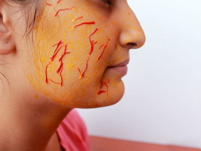 Benefits of saffron for face