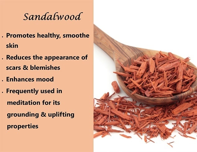 Benefits of sandalwood on skin