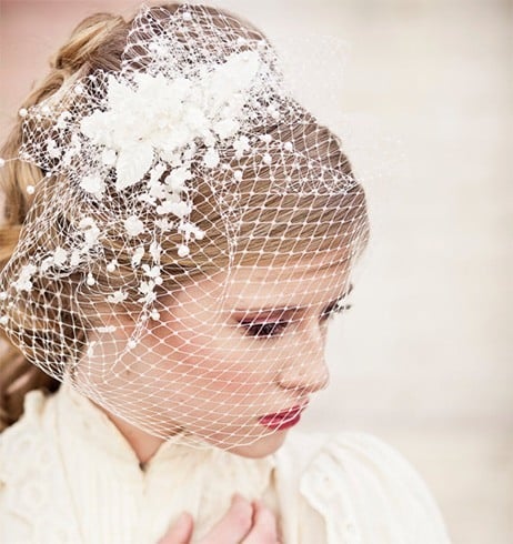 Bridal best birdcage veils