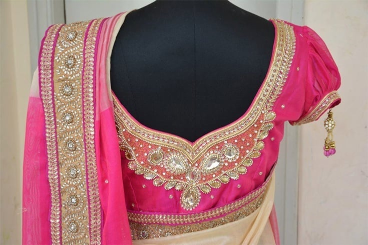 Bridal wear blouse designs