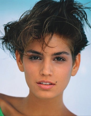 Cindy crawford pixie look