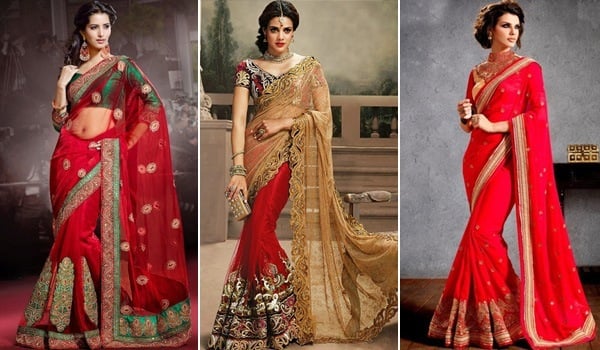 Designer Sarees For Karva Chauth