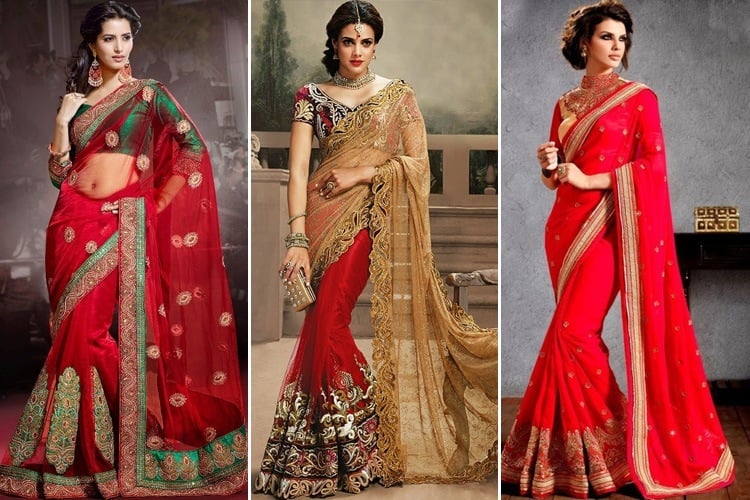 Designer Sarees For Karva Chauth