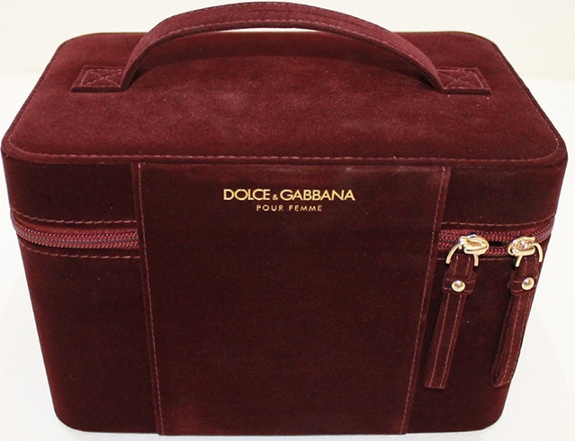 Dolce & Gabbana pour femme vanity makeup bag