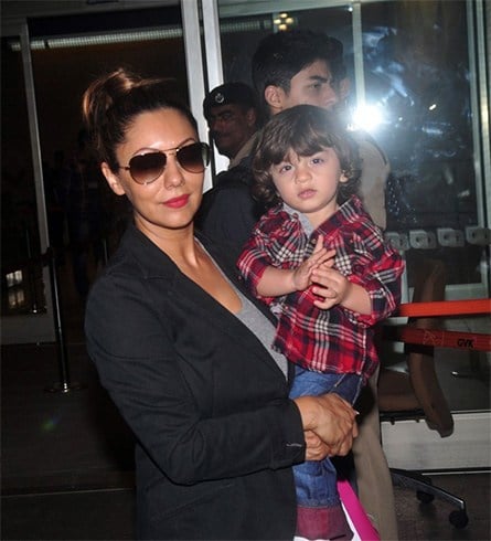 Gauri Khan with Abram