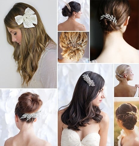 Hair accessories for bride