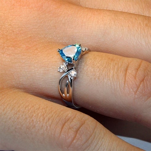 Heart promise rings