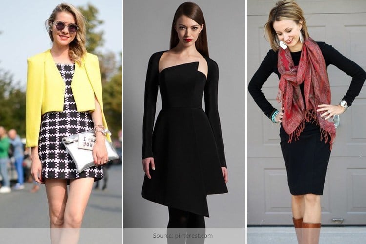 Wie Tragt Man Ein Schwarzes Kleid In Diesem Winter Damenmode Mit Stil Trendige