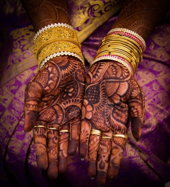 palm mehndi karva chauth