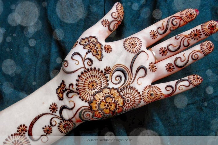 karwa chauth mehndi design