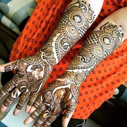 karwa chauth mehndi ideas