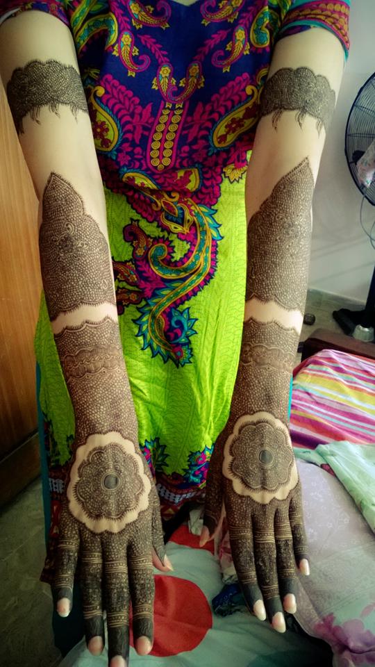 karwa mehndi design full hands