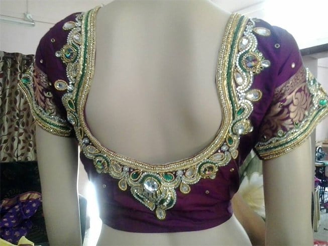 Kundan Work Blouse