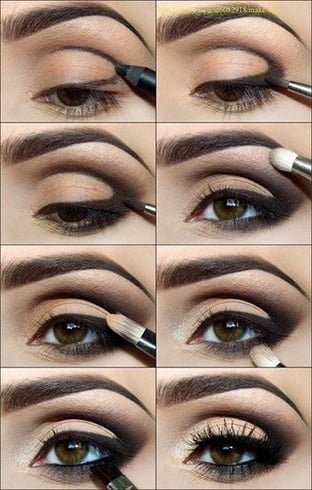 Makeup tips for brown eyes