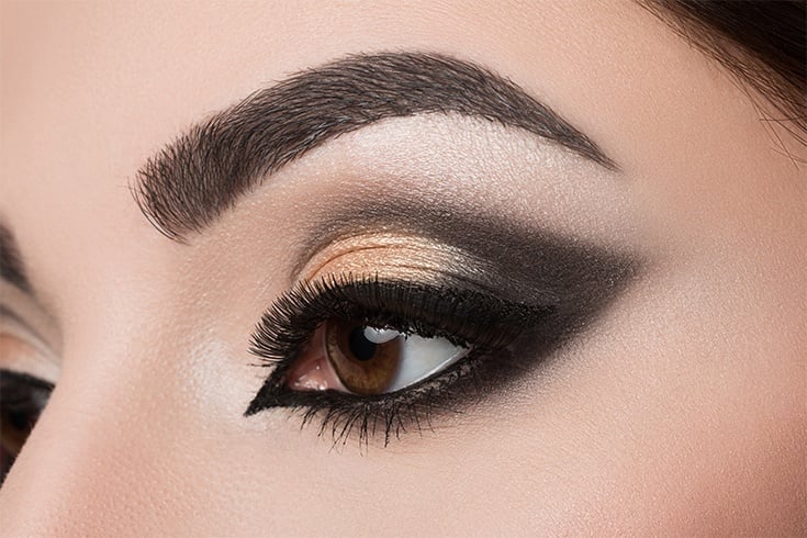 Matte eye shadow for brown eyes