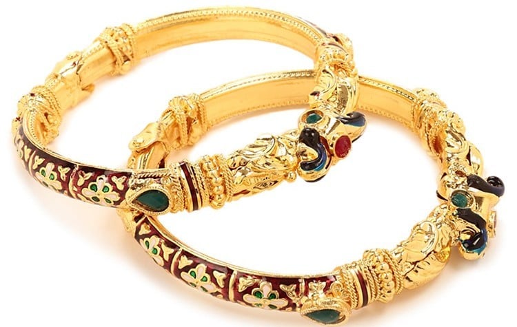 Meenakari bangles