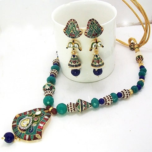 Meenakari jewellery designs