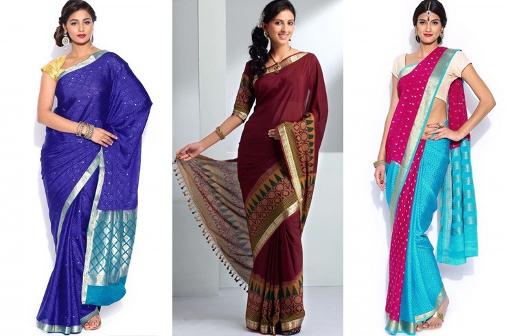 Mysore silk saree designs