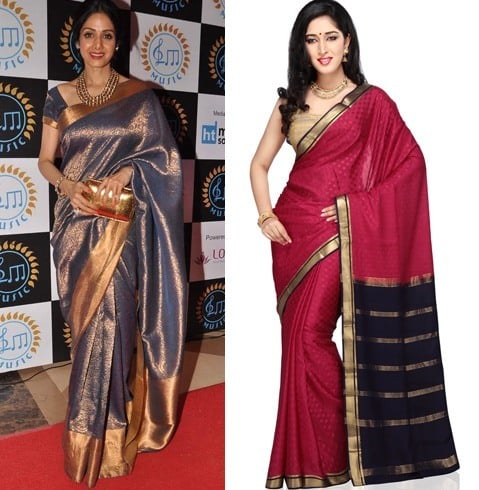 Mysore silk sarees patterns