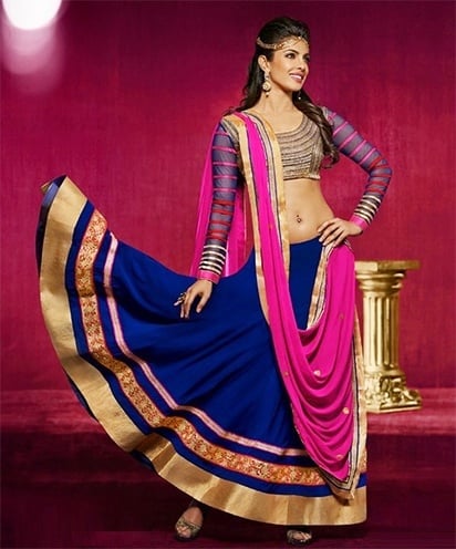 navratri chaniya choli patterns