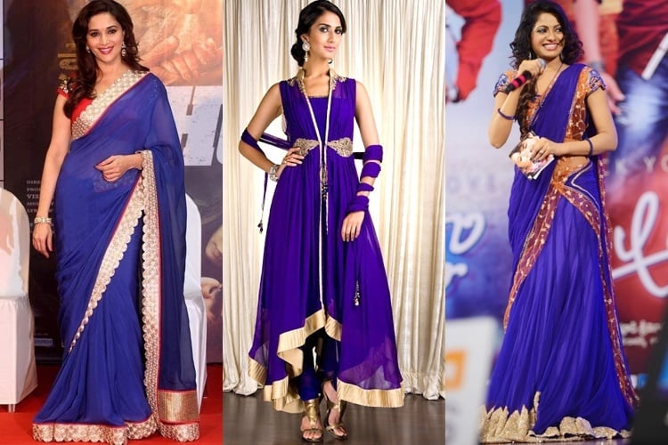 Navratri 2015 Panchami Color Blue