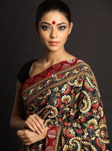 north indian saree