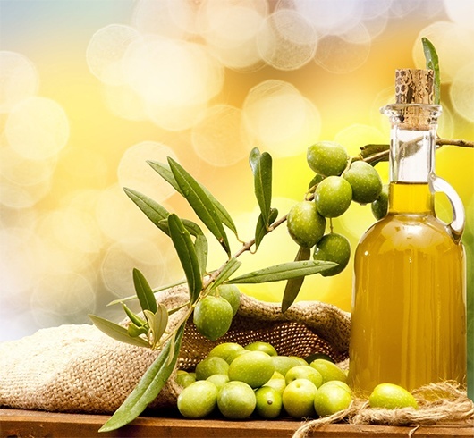 Olive oil for skin