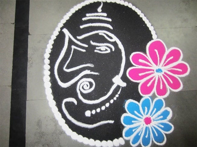 Ragoli design on Ganesh