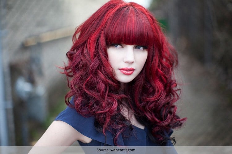 Red and Black Hairstyles