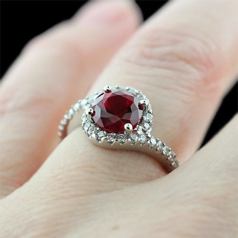 Ruby wedding ring