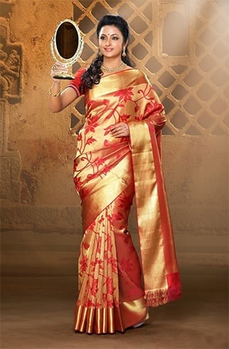South Indian bridal sarees