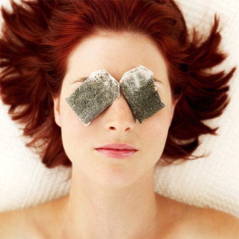 Tea bags for eyes