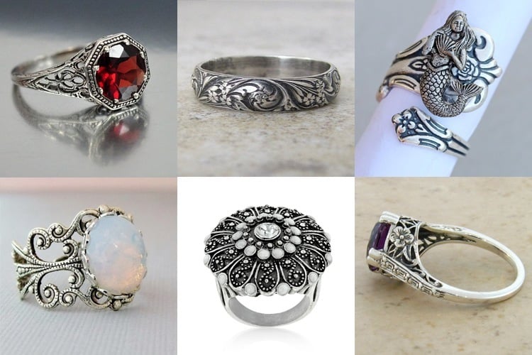 Antique silver ring designs